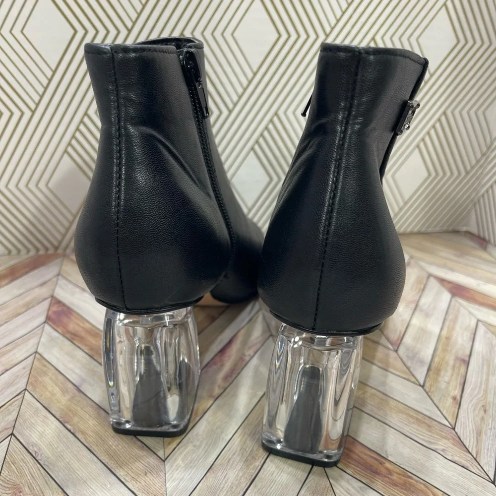 BCBG Generation Ankle boots black color‎ with crystal heels SB2